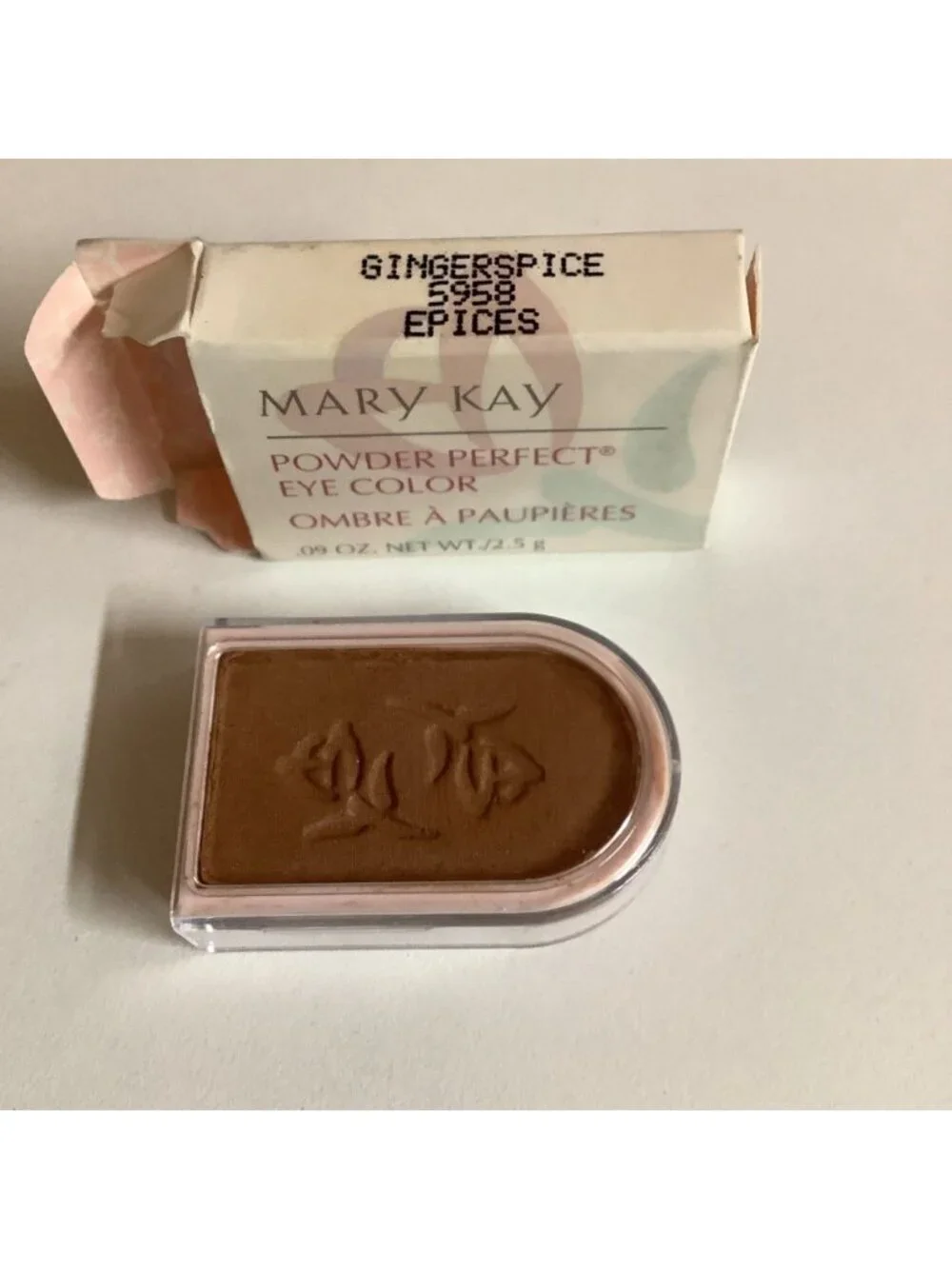 Mary Kay GINGERSPICE 5958 Powder Perfect Eye Color .09oz, Discontinued Rare Find